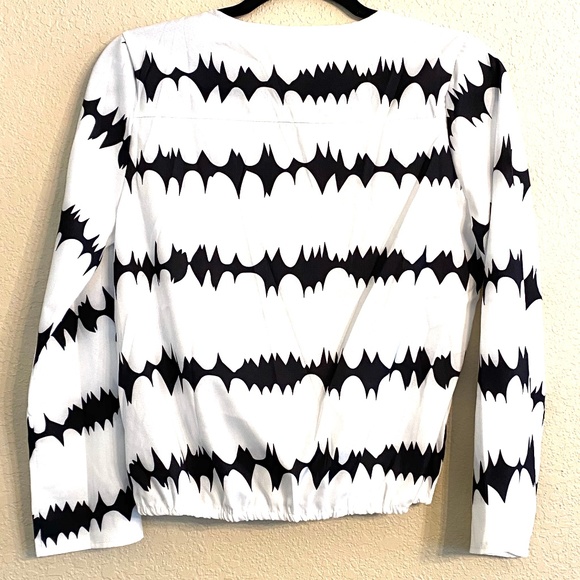 ABL Elastic Waist Open Back Blouse SZ M - Picture 2 of 5